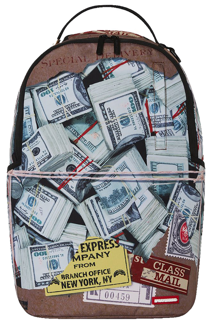 Sprayground Torn Packaging DLXR Backpack B6995 by I-Max Fashions