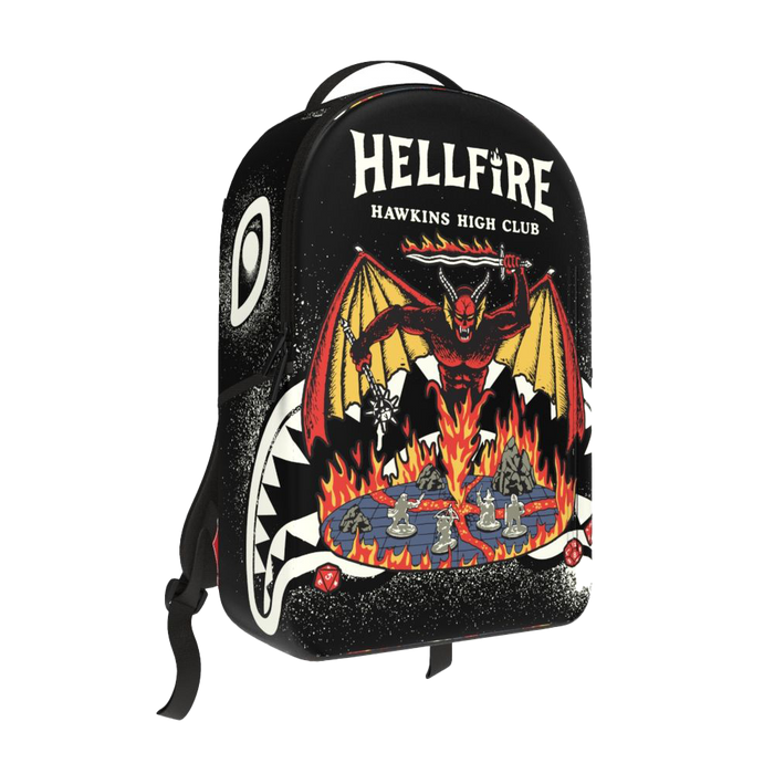 Sprayground Stranger Things Hellfire Club DLXR Backpack B6998 by I-Max Fashions