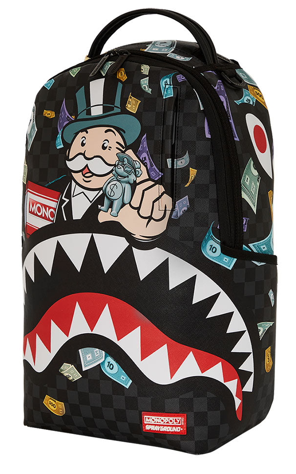 Sprayground x Monopoly Characters DLXSV Backpack B7118 by I-Max Fashions