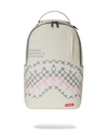 Sprayground Cream Check Shark Central DLXSV Backpack B7420