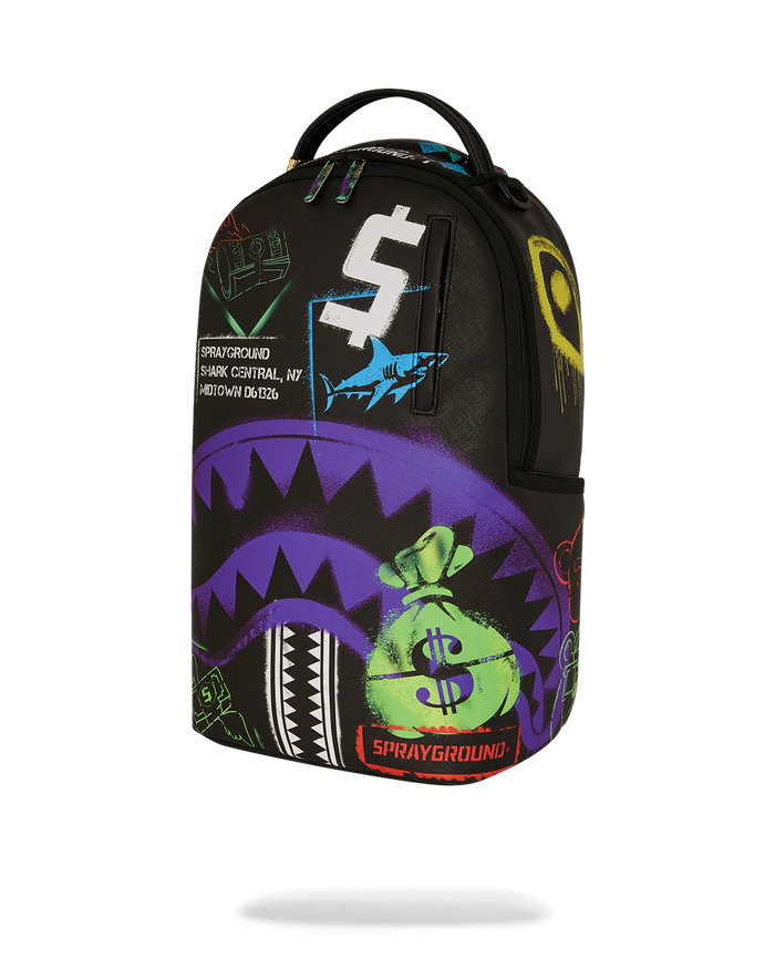 Sprayground Shark Central X DLXSV Backpack B7620 by I-Max Fashions