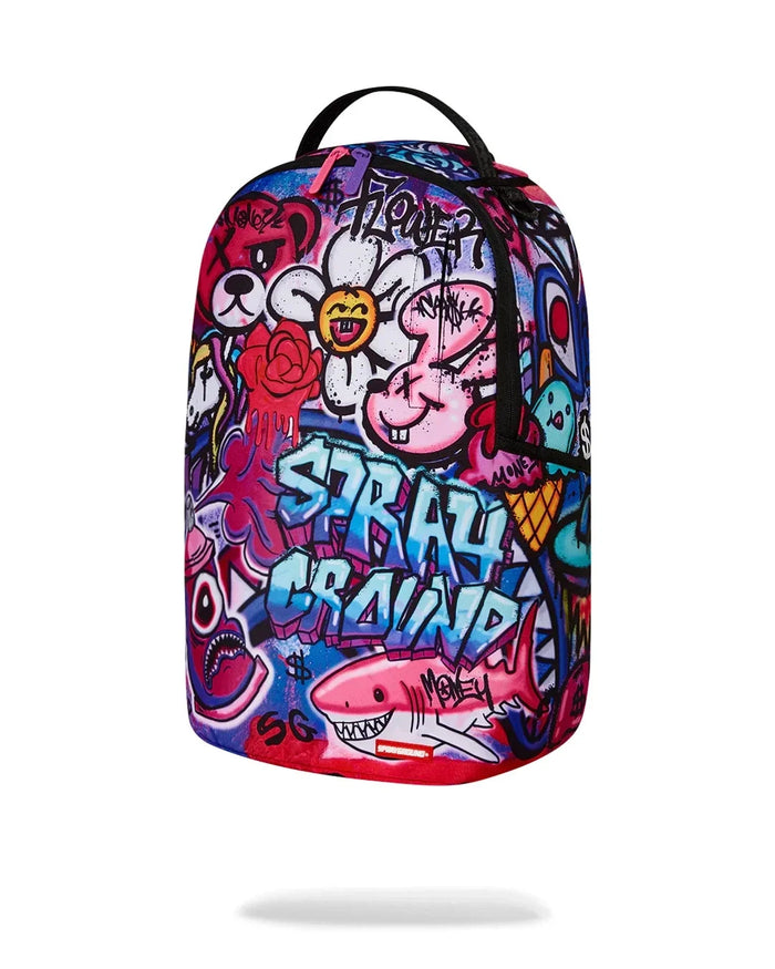 Sprayground Graffiti Print DLXR Backpack B7642 by I-Max Fashions
