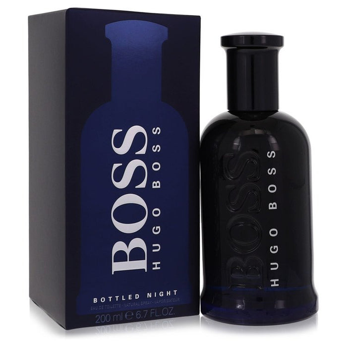 Boss Bottled Night by Hugo Boss Eau De Toilette Spray 6.7 oz for Men by Avera Group