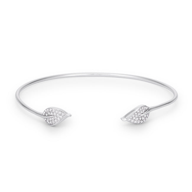 Trendy Bracelet with Cubic Zirconia Accents by Avera Group