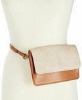 INC International Concepts Smooth & Python-Embossed Fanny Pack by Vanessa Jane