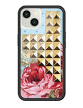 Blue Floral Stud iPhone Case by Wildflower Cases
