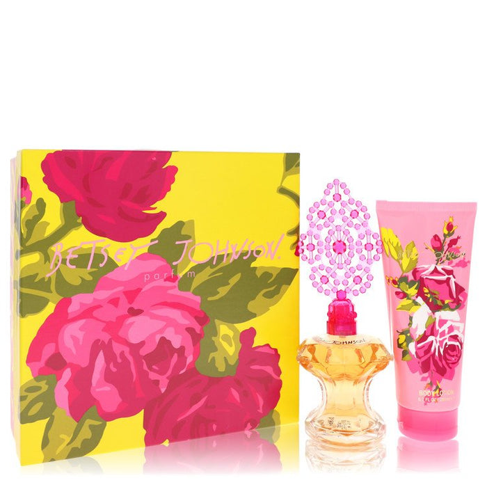 Betsey Johnson by Betsey Johnson Gift Set -- 3.4 oz Eau De Parfum Spray + 6.7 oz Body Lotion for Women by Avera Group