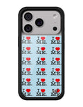 I Heart Me | Blue iPhone Case by Wildflower Cases