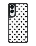 Polka Dot | White and Black Samsung Galaxy Case by Wildflower Cases