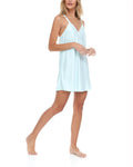 Flora by Flora Nikrooz Kendra Satin Chemise, Size: Large by Vanessa Jane