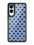 Polka Dot | Blue and Navy Blue Samsung Galaxy Case by Wildflower Cases