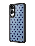 Polka Dot | Blue and Navy Blue Samsung Galaxy Case by Wildflower Cases