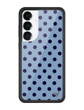 Polka Dot | Blue and Navy Blue Samsung Galaxy Case by Wildflower Cases