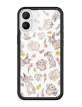 Bunnies in Bonnets iPhone Case by Wildflower Cases