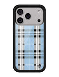 Plaid | Blue iPhone Case by Wildflower Cases