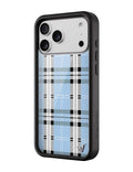 Plaid | Blue iPhone Case by Wildflower Cases