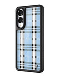 Plaid | Blue Samsung Galaxy Case by Wildflower Cases