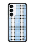 Plaid | Blue Samsung Galaxy Case by Wildflower Cases