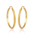 Studded Hoop Earrings by Christina Greene