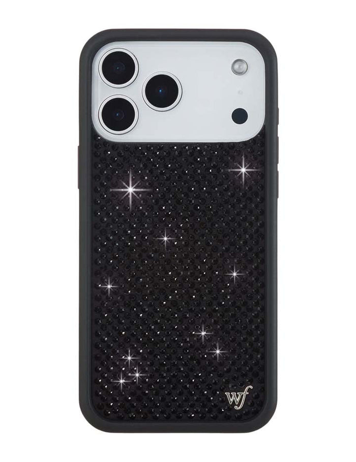 Rhinestone iPhone Case | Black by Wildflower Cases