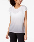 Ideology Womens Yoga Fitness T-Shirt, Smooth Grey, Size XL by Vanessa Jane