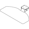 Bush Articulating Keyboard Tray Accessory, 24.63w x 22.25d, Galaxy