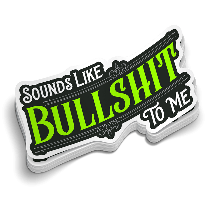 Sounds Like BS Hard Hat Decal by Armed American Supply