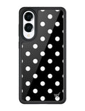 Polka Dot | Black and White Samsung Galaxy Case by Wildflower Cases
