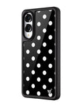 Polka Dot | Black and White Samsung Galaxy Case by Wildflower Cases