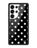 Polka Dot | Black and White Samsung Galaxy Case by Wildflower Cases