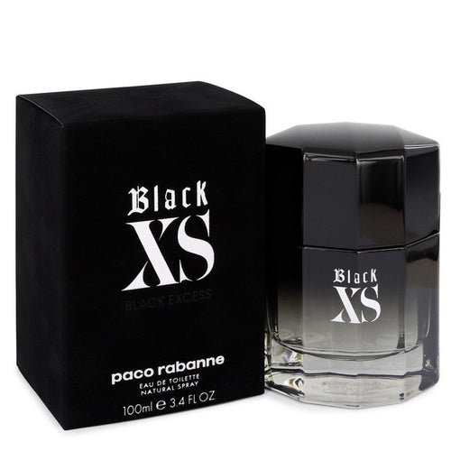 Black XS by Paco Rabanne Eau De Toilette Spray (2018 New Packaging) 3.4 oz for Men by Avera Group