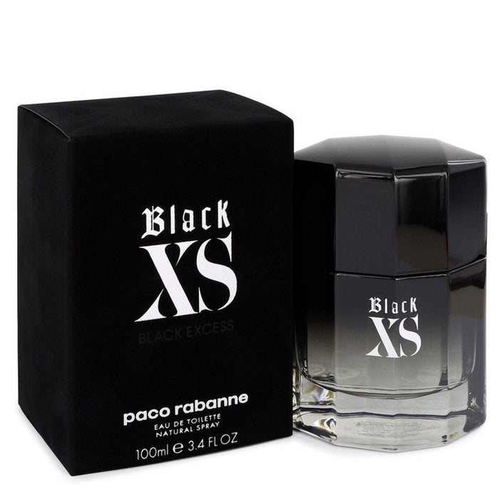 Black XS by Paco Rabanne Eau De Toilette Spray (2018 New Packaging) 3.4 oz for Men by Avera Group
