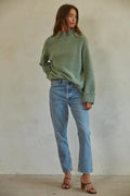 Emile Sweater: Green by Boutique 23