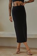 Que Sera Sera Skirt: Black by Boutique 23