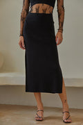 Que Sera Sera Skirt: Black by Boutique 23