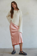 Maybell Sweater Top: Ivory by Boutique 23
