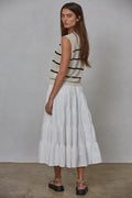 Austen Sleeveless Top: Natural by Boutique 23