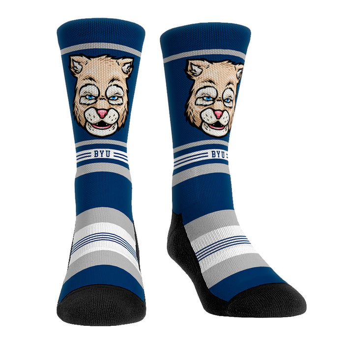 BYU Cougars - Game Face Mascot by Rock 'Em Socks