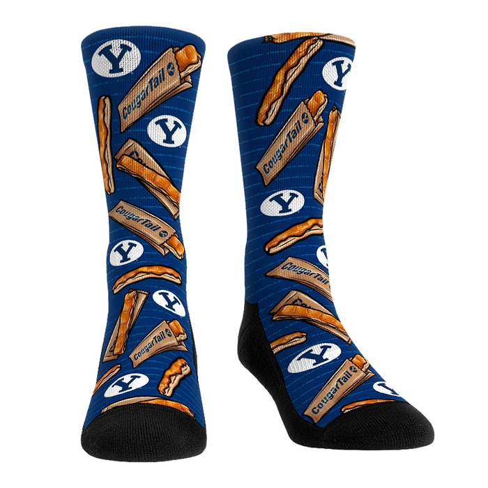 BYU Cougars - CougarTail All-Over by Rock 'Em Socks