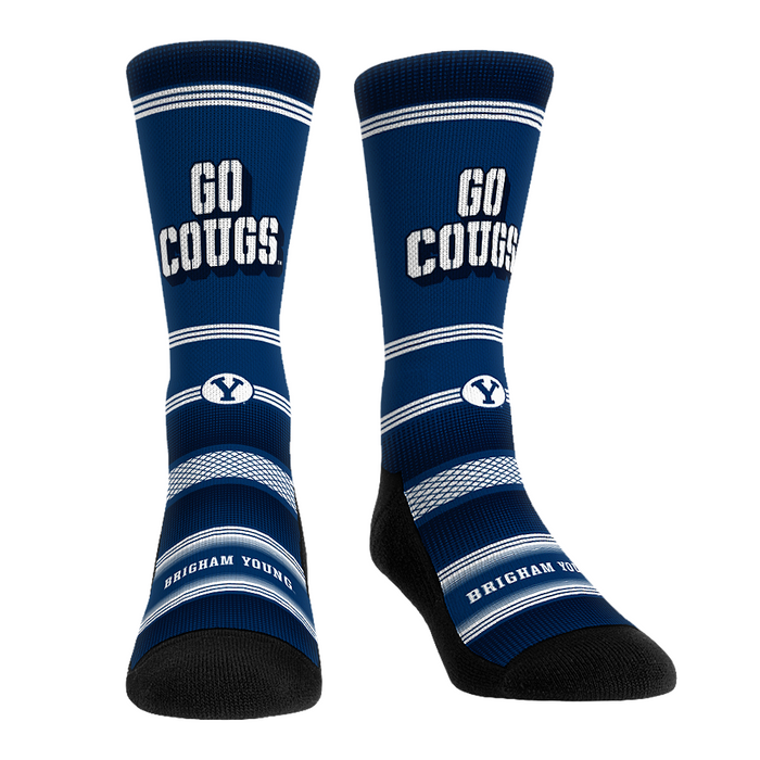 BYU Cougars - Team Slogan by Rock 'Em Socks