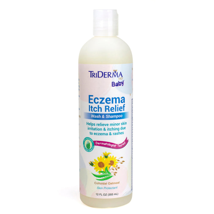 Baby Eczema Itch Relief Wash & Shampoo by TriDerma MD