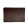 Cambridge Slim Full-Grain Leather Card Wallet with RFID Protection by MiamiLeathers.com