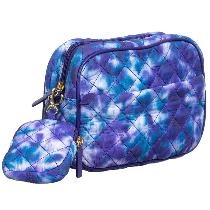 Alyssa Nylon Quilted Crossbody by MiamiLeathers.com