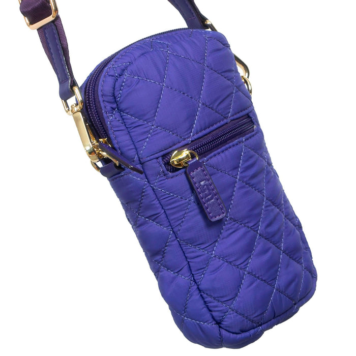 Alyssa Nylon Quilted Phone Case by MiamiLeathers.com
