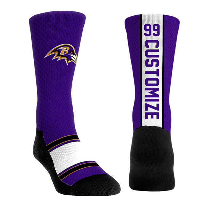 Baltimore Ravens - Custom Jersey by Rock 'Em Socks