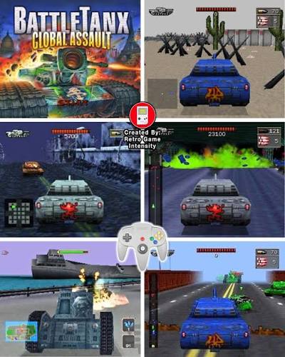 BattleTanx: Global Assault N64 Nintendo 64 Video Game Cartridge 1999