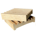 Draining Soap Dish | Fern Valley Soap | Battlement Style Wood Soap Dish by Fern Valley Soap