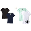 Clementine Girls Everyday Crew Neck T-Shirt 2 Pack by Vanessa Jane