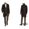 Calvin Klein Mens Malibu Slim-Fit Black Overcoat by Vanessa Jane