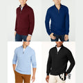 Club Room Mens Pima Cable Quarter-Zip Sweater by Vanessa Jane